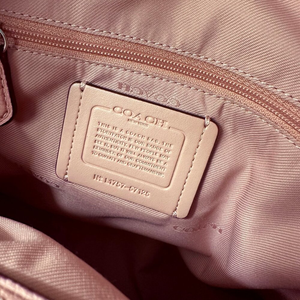 Coach Edie 31 Handbag - Light Pink - Picture 10 of 16